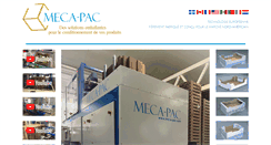 Desktop Screenshot of meca-pac.com